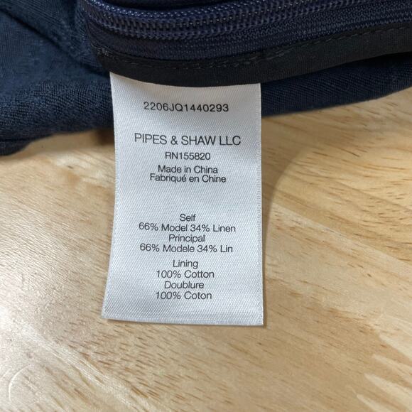 Veronica Beard NWT Belinda One Shoulder Jacquard Top Color Ink Blue Size 4 - Picture 9 of 10